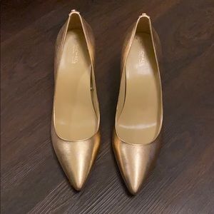 Michael Kors rose gold heels